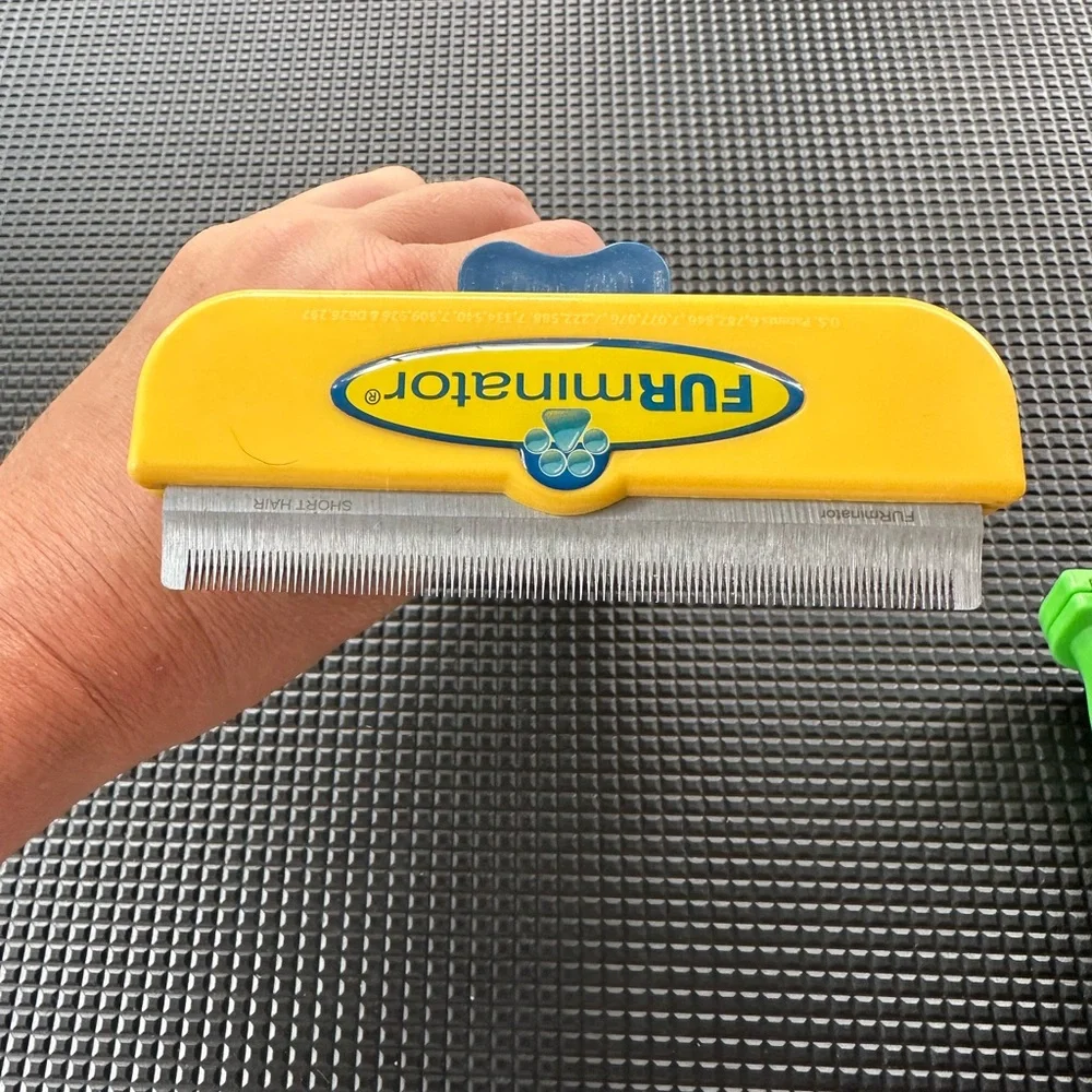 Small and Large Furminator Deshedding Brushes